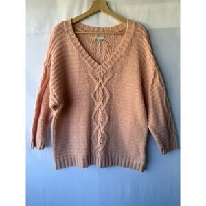 American Eagle Blush Wool Blend Knit Sweater- Size M